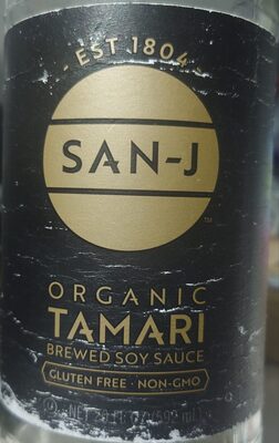 San-J tamari soy sauce bottle